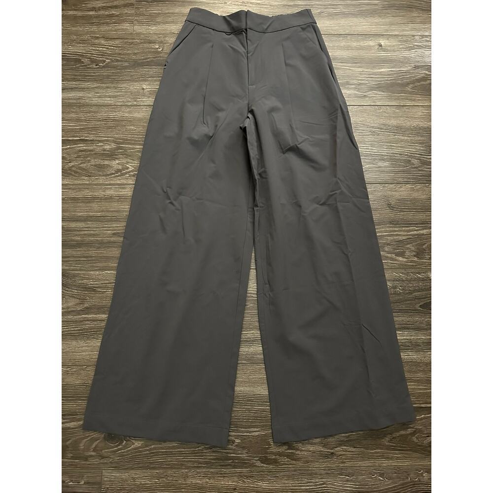 FIGSPRO High Waisted Wide Leg Trousers Willow Gray size XS Petite